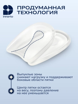 Подпяточник при шпоре ортопедический силиконовый