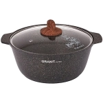 Кастрюля-жаровня 4л «Granit ultra» (original) со стеклянной крышкой жго41а