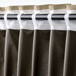 Комплект штор IKEA ROSENMANDEL (РОЗЕНМАНДЕЛ), Бежевый, 135x250 см, 2 шт