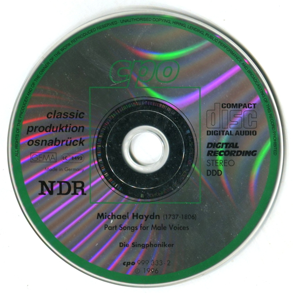 Die Singphoniker / Singphonic Michael Haydn (CD)