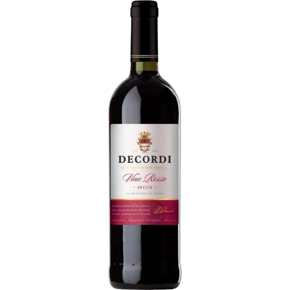 Вино Decordi Rosso Secco 0,75 л.