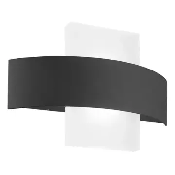 Уличный настенный светильник 6W 2700-4000K A1444AL-1BK черный/белый Croce Arte Lamp