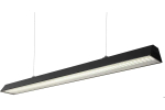 Светильник LED линейный ТРЕЙД VS304 40W-5000Lm 5000К Микропризма IP40 с БАП на 3ч чёрный 1230х125х64,3мм
