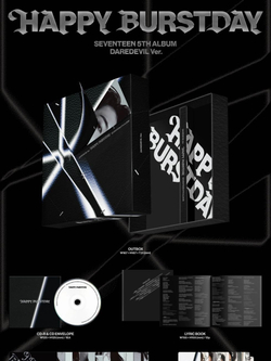 Альбом SEVENTEEN - HAPPY BURSTDAY 5th Album DAREDEVIL 12 Version SET