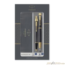 Набор Parker IM Metal FK221 перьевая и шариковая ручка (2093216)