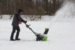 Аккумуляторный снегоуборщик Greenworks GD82STK5, 2602507UС ,82v, 56 см, c АКБ 2x2.5Aч и ЗУ