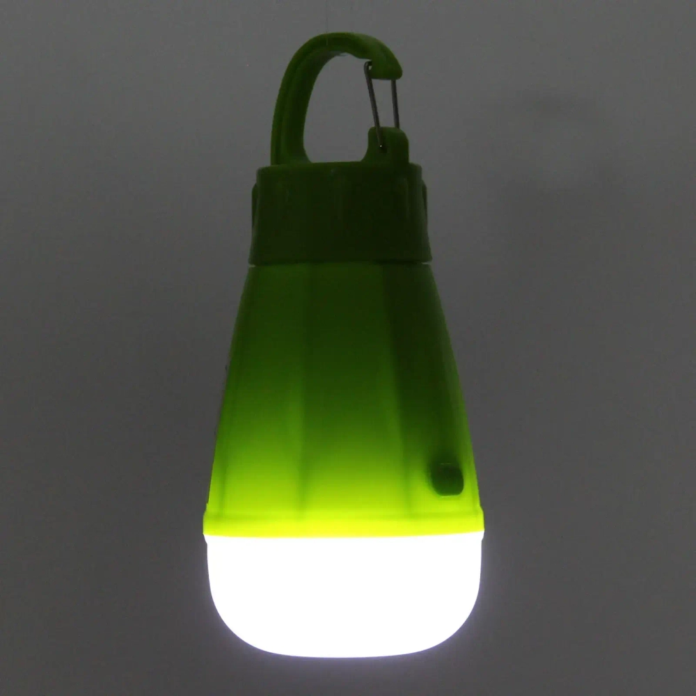 Фонарь туристический подвесной 3 режима, 3LED, 3AAA карабин 5688