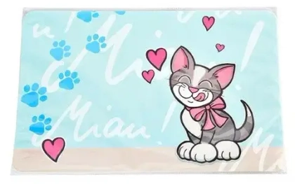 HOMEPET Kitty sweetie Коврик под миску, 28х43 см