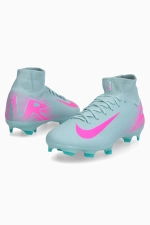 Бутсы Nike Zoom Mercurial Superfly 10 Pro FG - голубой
