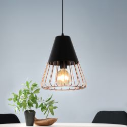 Светильник подвесной (подвес) Rivoli Kasimira 5050-201 1 х E27 60 Вт лофт - кантри | Rivoli