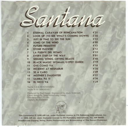 Santana - Caravanserai (Караван-Сарай) Abraxas (1972)