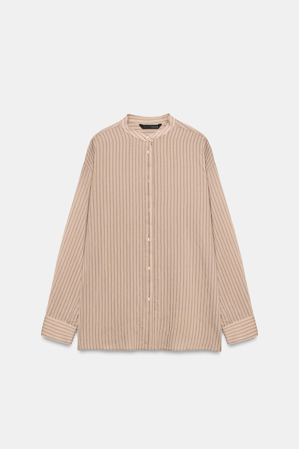 РУБАШКА В ПОЛОСКУ ZW COLLECTION — ZARA