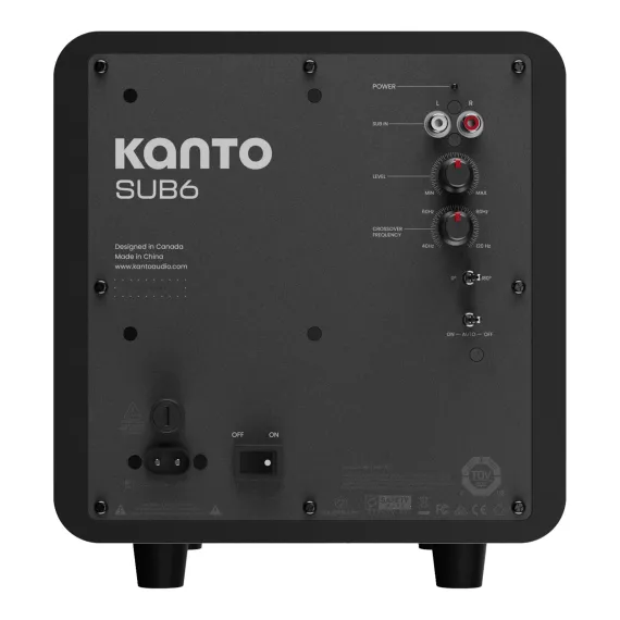 Kanto Sub6 Matte Black