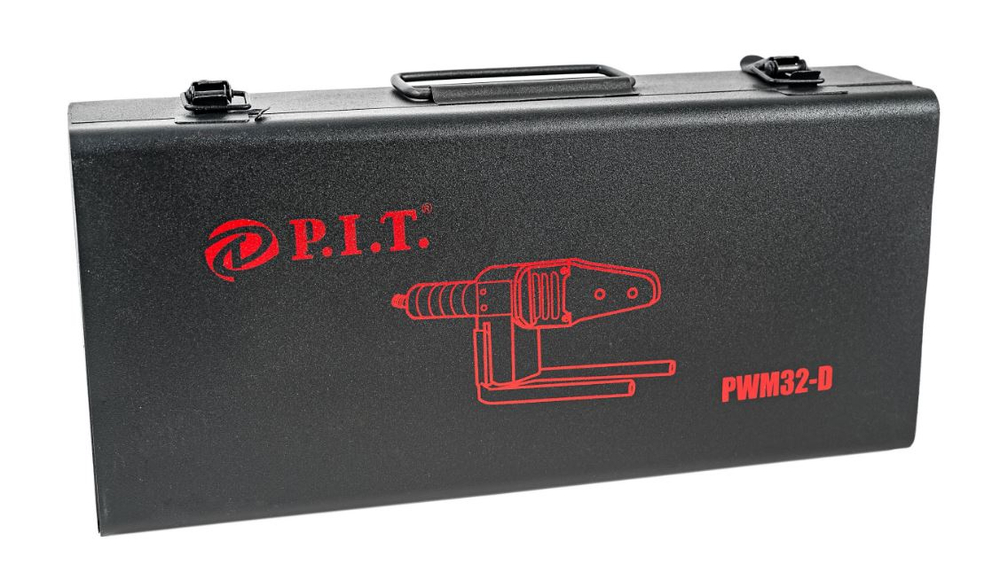 Паяльник для пл/труб  PWM32-D Стандарт(800Вт,t0-300°,нас.20,25,32мм,отв,кл,мет.кейс,стойка держ.)