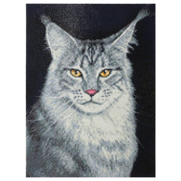 Алмазная (кристальная) мозаика Cristyle Cr 340028, Кот Мейн-кун, 30х40см