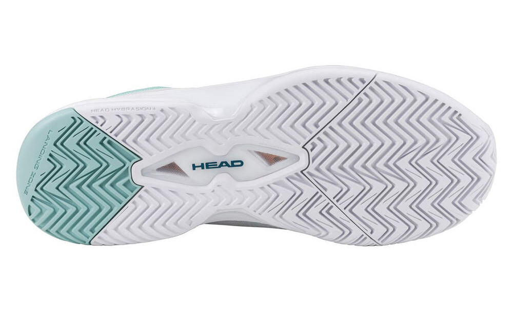 Женские Кроссовки теннисные Head Revolt Evo 2.0 - white/turquoise