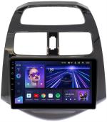 Магнитола для Chevrolet Spark M300 2009-2022, Ravon R2 (рамка глянцевая) - Teyes CC3 монитор 9" QLED на Android 10, Быстрая, CarPlay, 4G SIM-слот