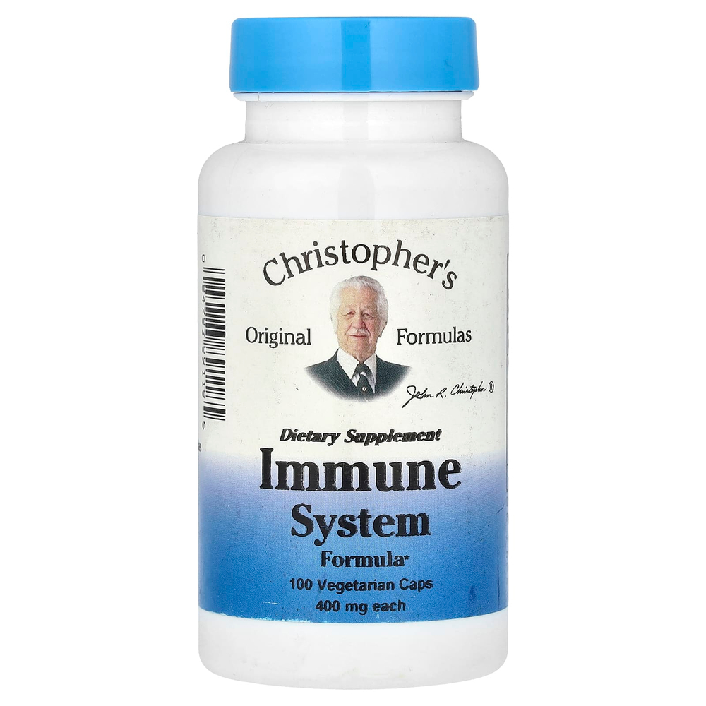 Christopher's Original Formulas, средство для укрепления иммунитета, 100 вегетарианских капсул
