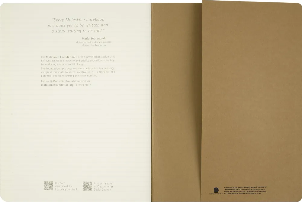 3 блокнота Moleskine Cahier Limited Lord of Rings (LELRQP321BND) 5