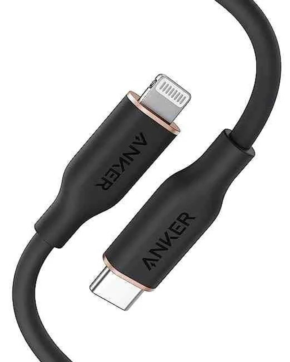 Usb Кабель-зарядка Type-C на Lightning Anker PowerLine III Flow (A8662P11) 0.9м черный