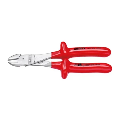 Кусачки боковые особой мощности хромированные 200 мм Knipex 74 07 200
