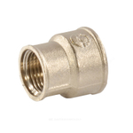 Муфта латунь никель переходная Ду 50х32 (2"х1 1/4") ВР/ВР VALFEX VF.240.N.200.114