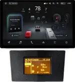 Магнитола для Opel Antara 2006-2015 (перенос БК вниз, черная) - Teyes CC4-PRO монитор 13" 2K QLED на Android 13, Быстрейшая, Snapdragon 778G, ИИ, CarPlay, DSP, 4G SIM-слот