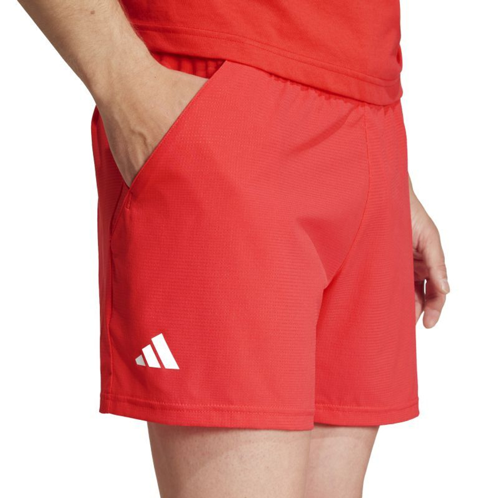 Мужские теннисные шорты Adidas Ergo 5" - красный