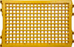 Ящик перфорированный 600×400×152, арт.: 403, объём 27, зелёный, код: 01427