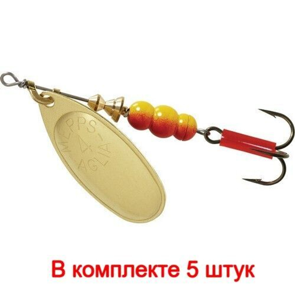 Блесна для рыбалки вращающаяся AGLIA 2, SILVER, 1 штука