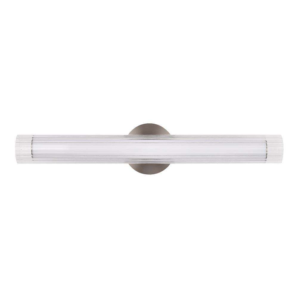 Светильник настенный, Никель/Белый, Прозрачный, ENFYS, LED 13W, 3000K/4000K/6000K