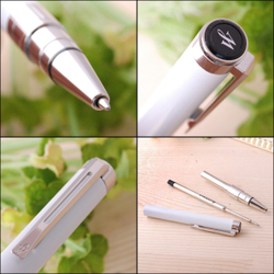 Шариковая ручка Waterman Perspective, цвет: White CT, стержень: Mblue