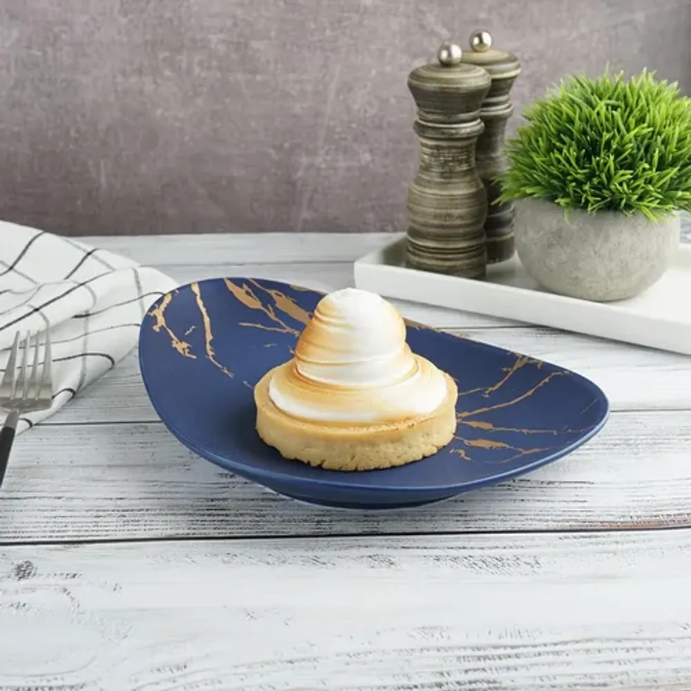 Тарелка 24,5*18 см h3 см Blue Gold P.L. Proff Cuisine [1]