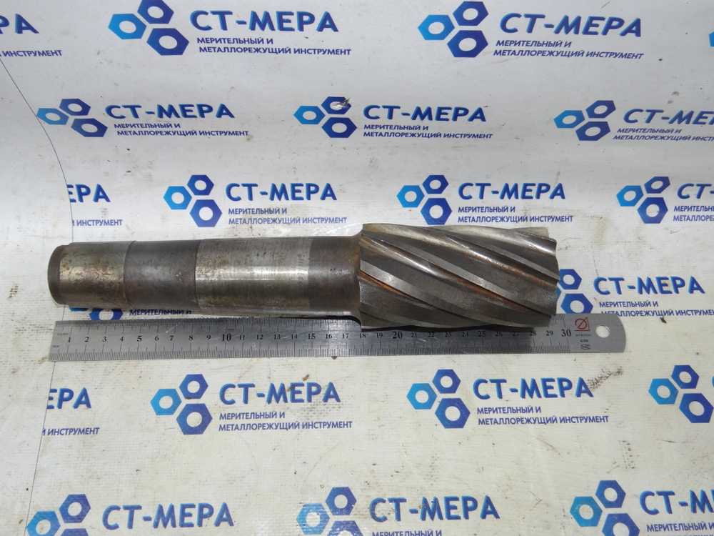 Фреза цилиндрическая с хвостовиком конус Морзе 58х105х280 Z=8 быстрореж. сталь КМ5