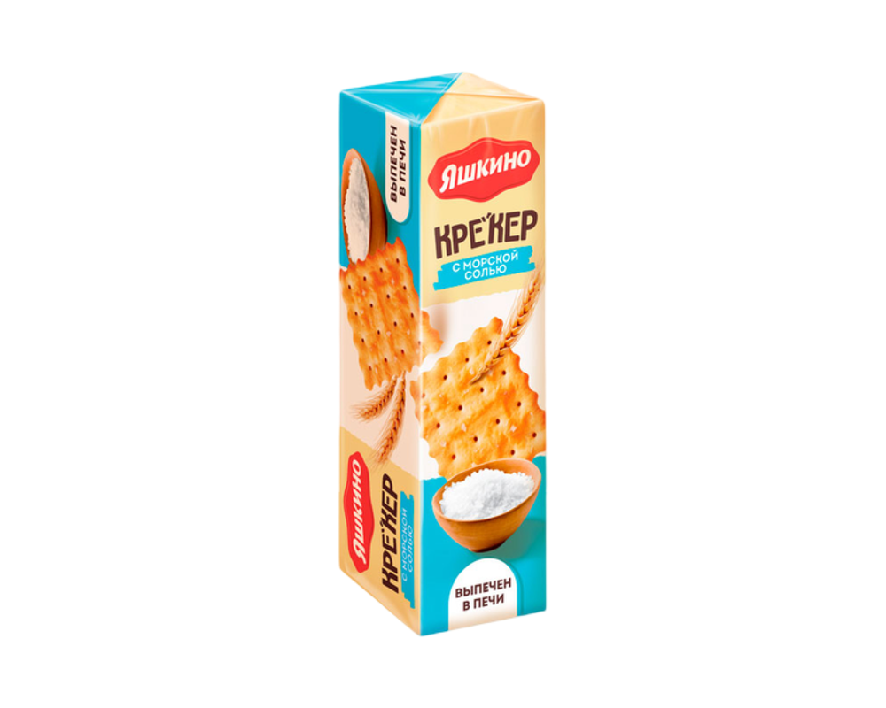 Крекер Яшкино с солью 125г, шт