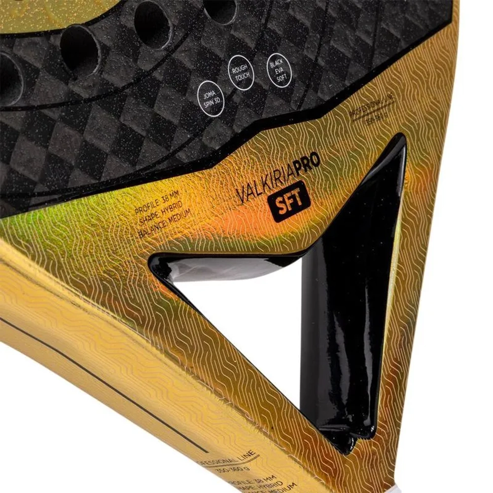 Ракетка для Padel Joma Valkiria Pro SFT - black/gold