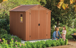 Пластиковый сарай Keter Darwin 6x8 brown