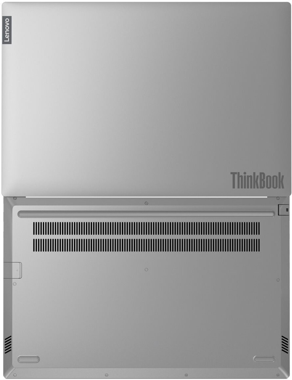 Ноутбук Lenovo ThinkBook 15-IIL Intel Core i3 1005G1, 1.2 GHz, 4096 Mb, 15.6; Full HD 1920x1080, 256 Gb SSD, DVD нет, Intel UHD, No OS, серый, 1.7 кг, 20SM002URU
