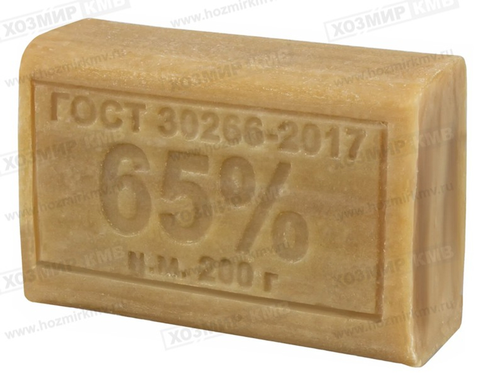 мыло хозяйственное (65%) 200 г (г.КРАСНОДАР)
