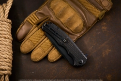Нож Civivi Praxis C803G сталь 9Cr18MoV BlackWash рукоять Black Coarse Micarta