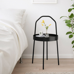 IKEA BURVIK  (ИКЕА БУРВИК)  -  Столик - черный 38 см