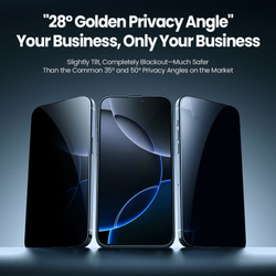Защитное стекло Nillkin Guardian Full Антишпион для iPhone 16 Pro Max
