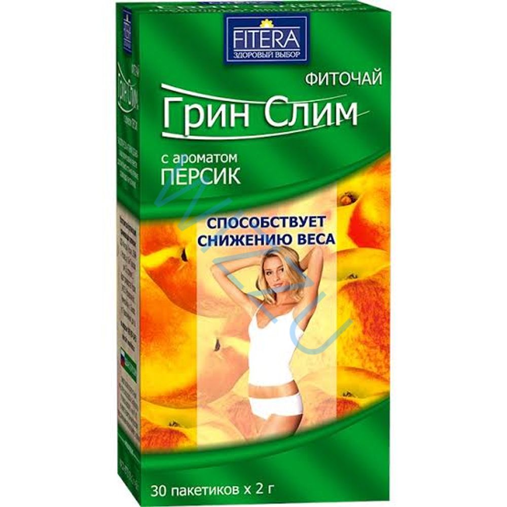 Фиточай Грин Слим Персик 30 пак