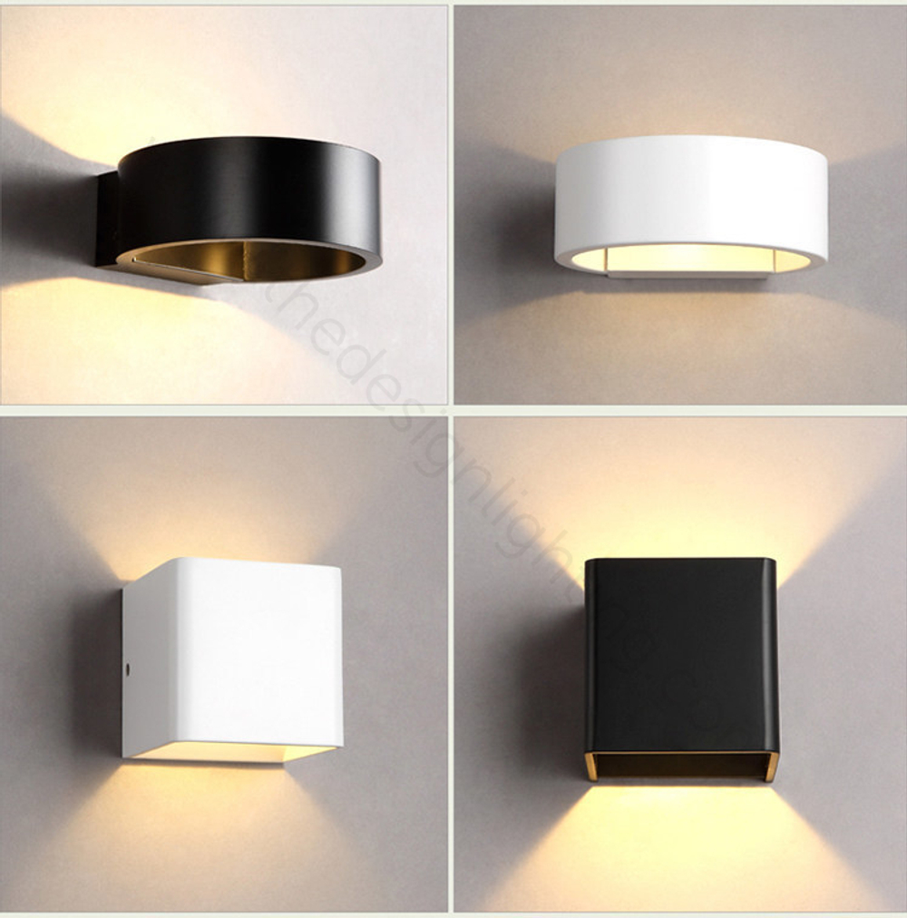 Wall design lamp Bracket  (White)