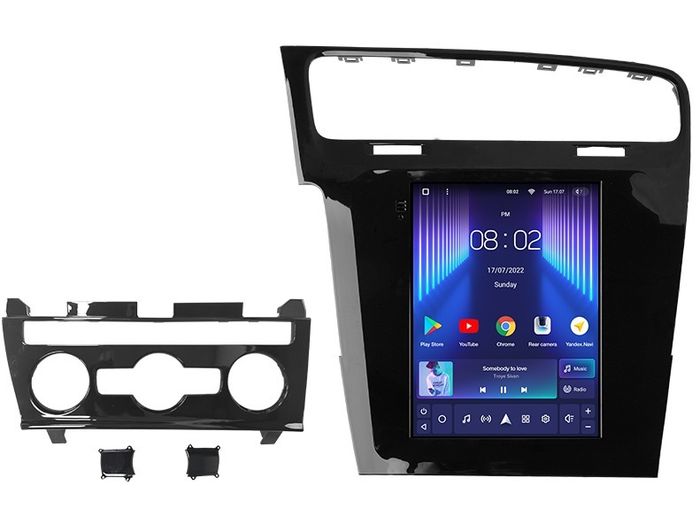 Магнитола для Volkswagen Golf 7 2012-2021 - Teyes TPRO 2 монитор 9.7" QLED в стиле "Тесла" на Android 10, Быстрая, 4G SIM-слот