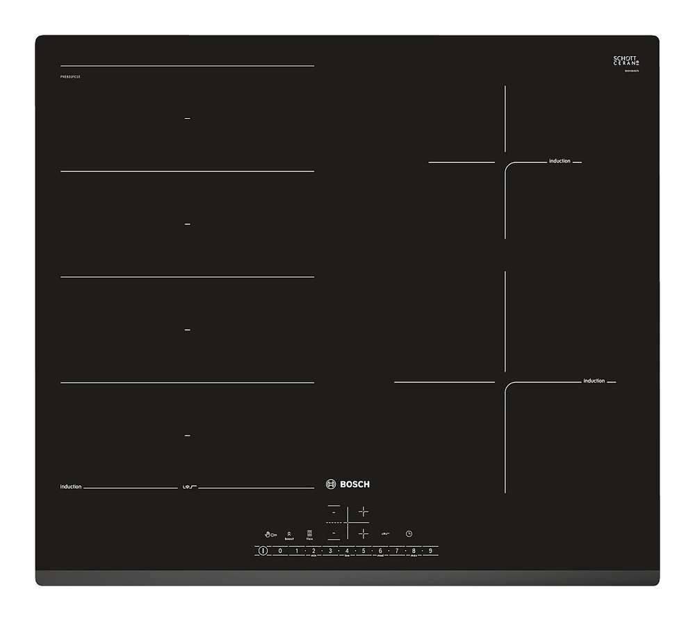 Встраиваемая индукционная варочная панель Bosch PXE631FC1E