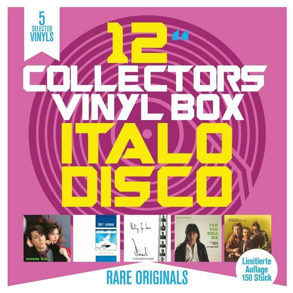Сборник / 12" Collector's Vinyl Box: Italo Disco (Limited Edition)(5x12" Vinyl Single) Сборник / 12" Collector's Vinyl Box: Italo Disco (Limited Edition)(5x12" Vinyl Single)