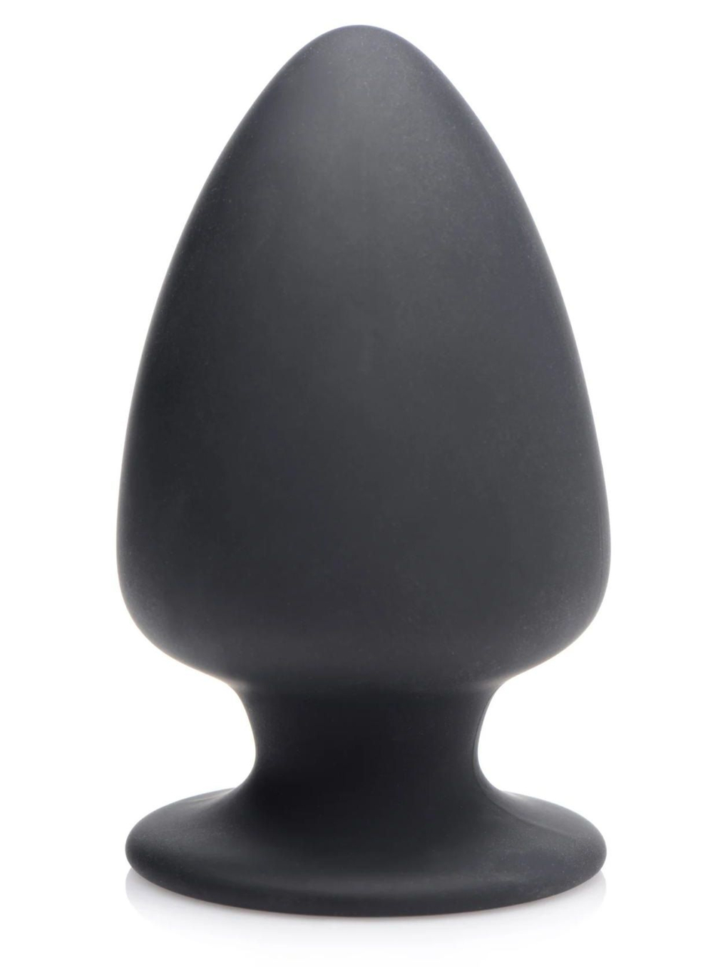 Черная мягкая анальная пробка Squeezable Medium Anal Plug - 11 см. (Цвет: черный)