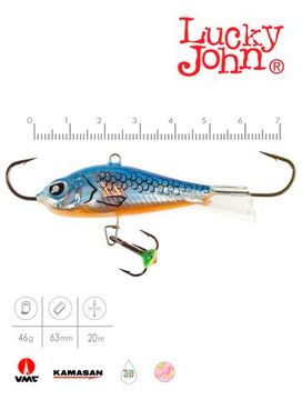 Балансир Lucky John BALTIC 6 с тр. 60мм/45H блистер