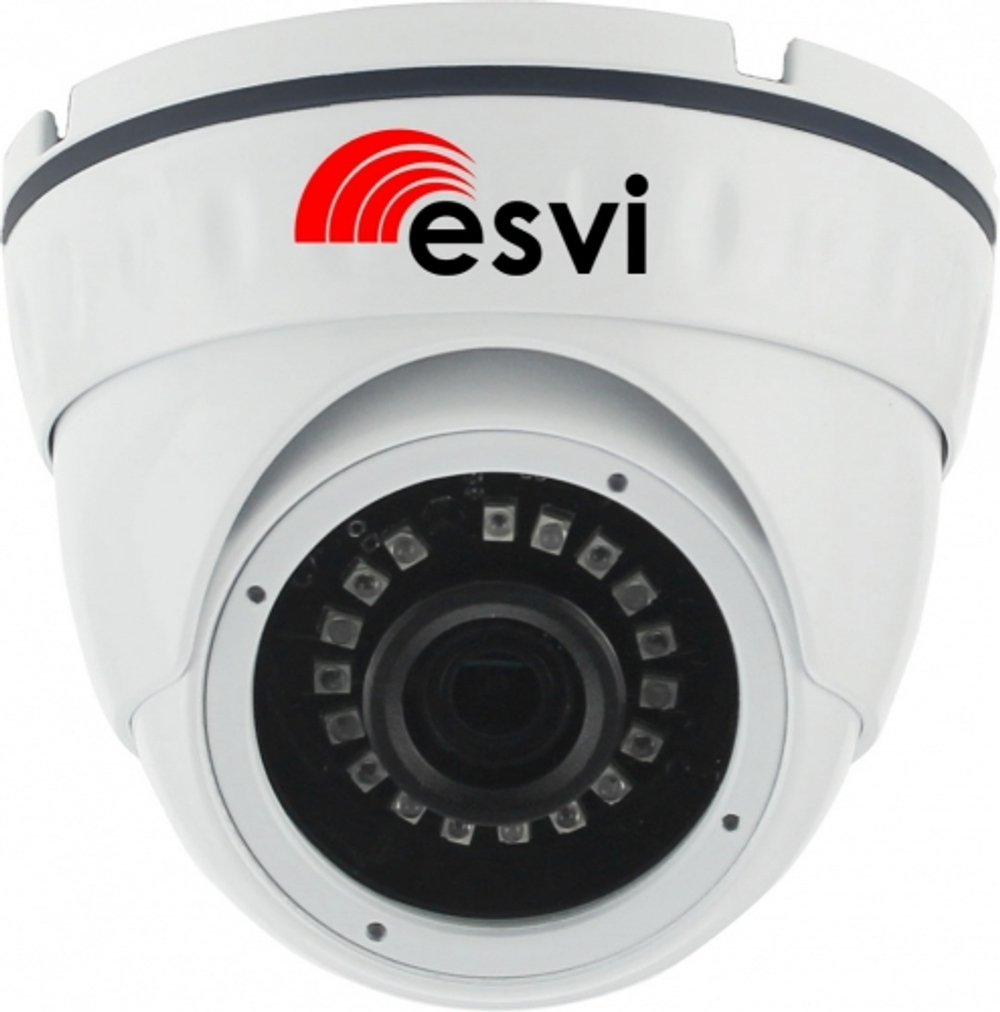 EVC-IP-DN5.1-CG-P/M (XM) купольная уличная IP видеокамера, 5.0Мп, f=2.8мм, POE, микрофон